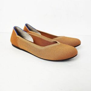 Rothy's The Flat Amber Textile Ballet Flats Womens Size 9